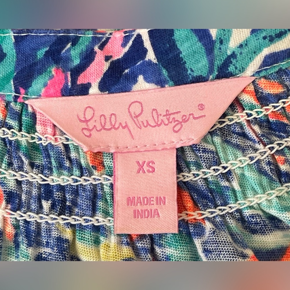 Lilly Pulitzer Multicolor Patterned Top - Picture 4 of 5